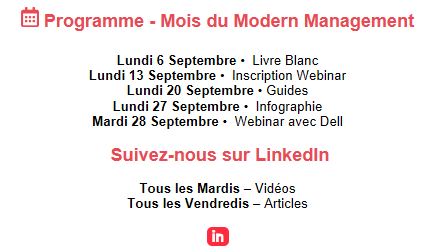 Mois du Modern Management – programme Mois du Modern Management - Ressources